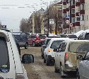 Ледовое побоище на юге Сахалина: в областном центре и пригороде столкнулись десятки машин