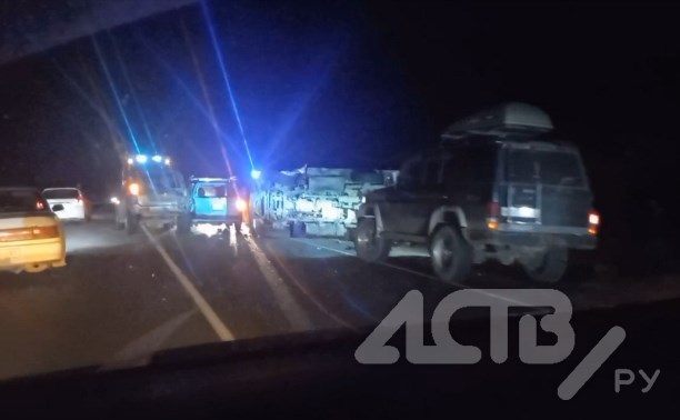 Массовое ДТП произошло возле Успенского