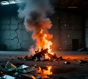 Пожар в одноэтажном строении ликвидирован в Южно-Сахалинске