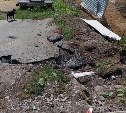 Южносахалинцы жалуются на разгром во дворе, который остался после прокладки сетей 