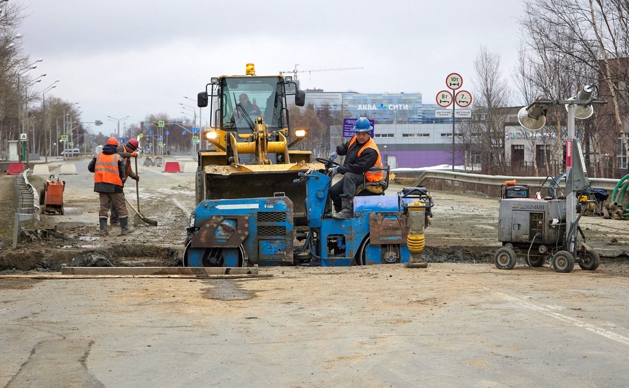 В Южно-Сахалинске досрочно откроют перекрытый из-за ремонта проспект Мира