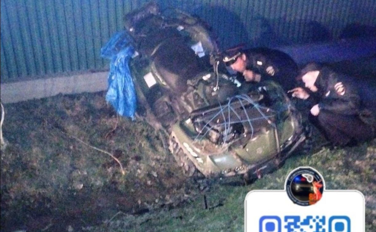 Водитель квадроцикла пострадал, улетев в кювет в Анивском районе 