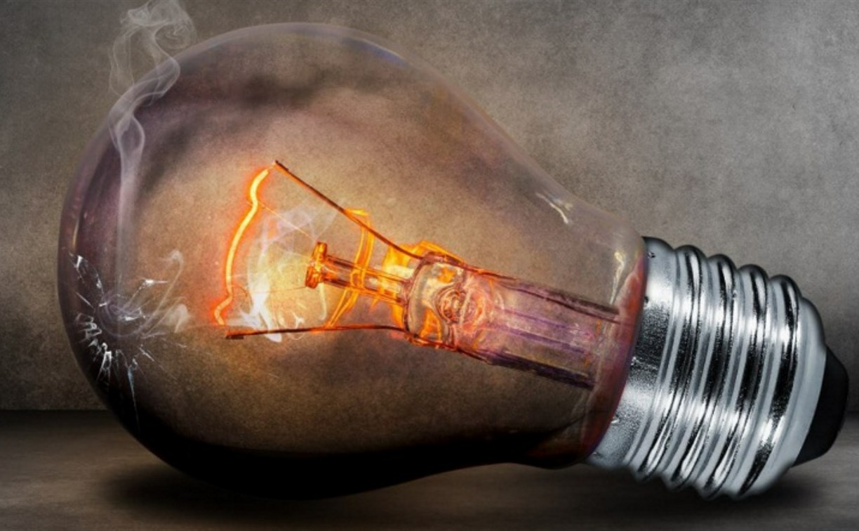 В Поронайске произошло аварийное отключение электроэнергии