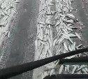 Селёдкой завалили дорогу в Долинском районе - машины буксуют