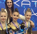 Сахалинские гимнастки взяли три медали на всероссийских соревнованиях "Катюша"