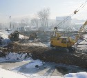 В Южно-Сахалинске готовятся к бурению скважин под сваи моста через Сусую
