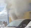 Пожар произошёл в магазине в Ново-Александровске
