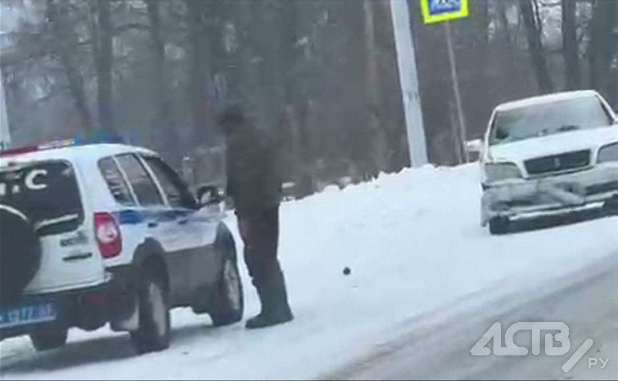 "Кровь на лобовом": седан сбил пешехода в Воскресенском