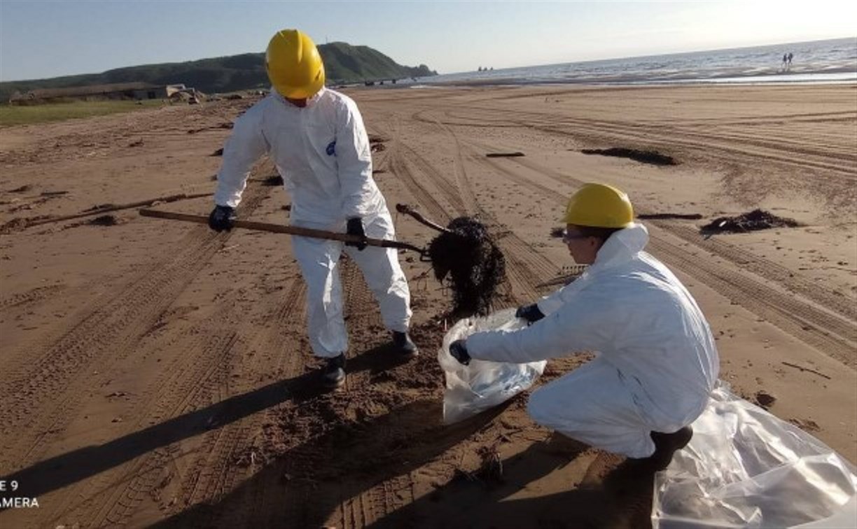 В Александровск-Сахалинском районе от нефтепродуктов очистили 700 м береговой полосы