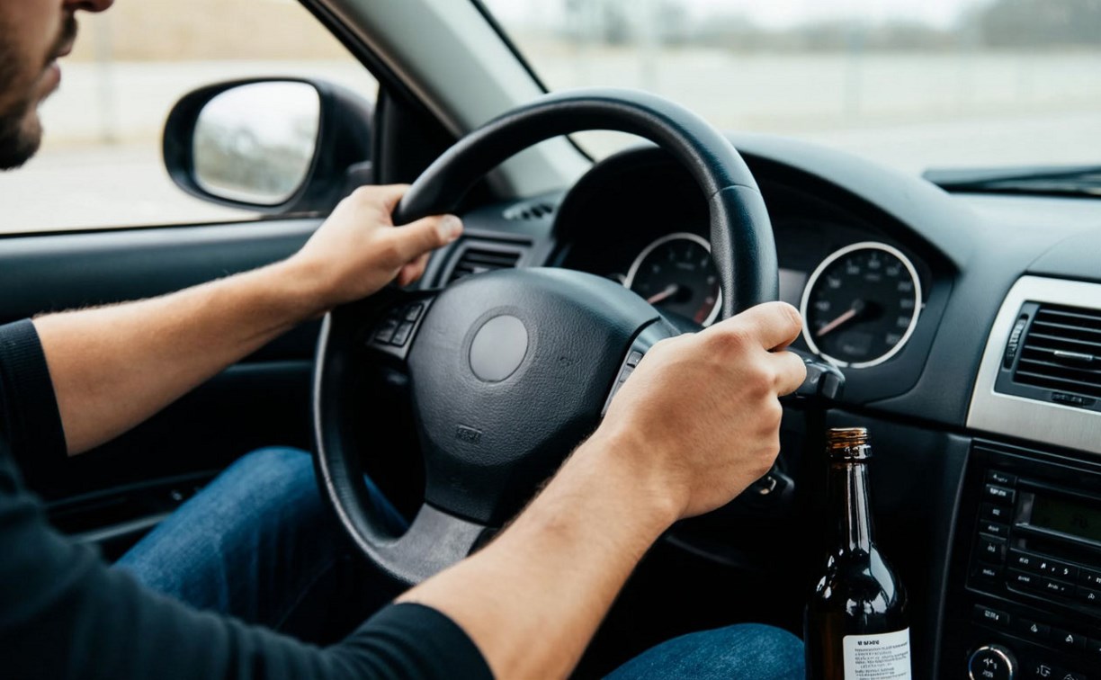 Любитель пьяной езды из Южно-Сахалинска пытался скрыться от правосудия, но не смог