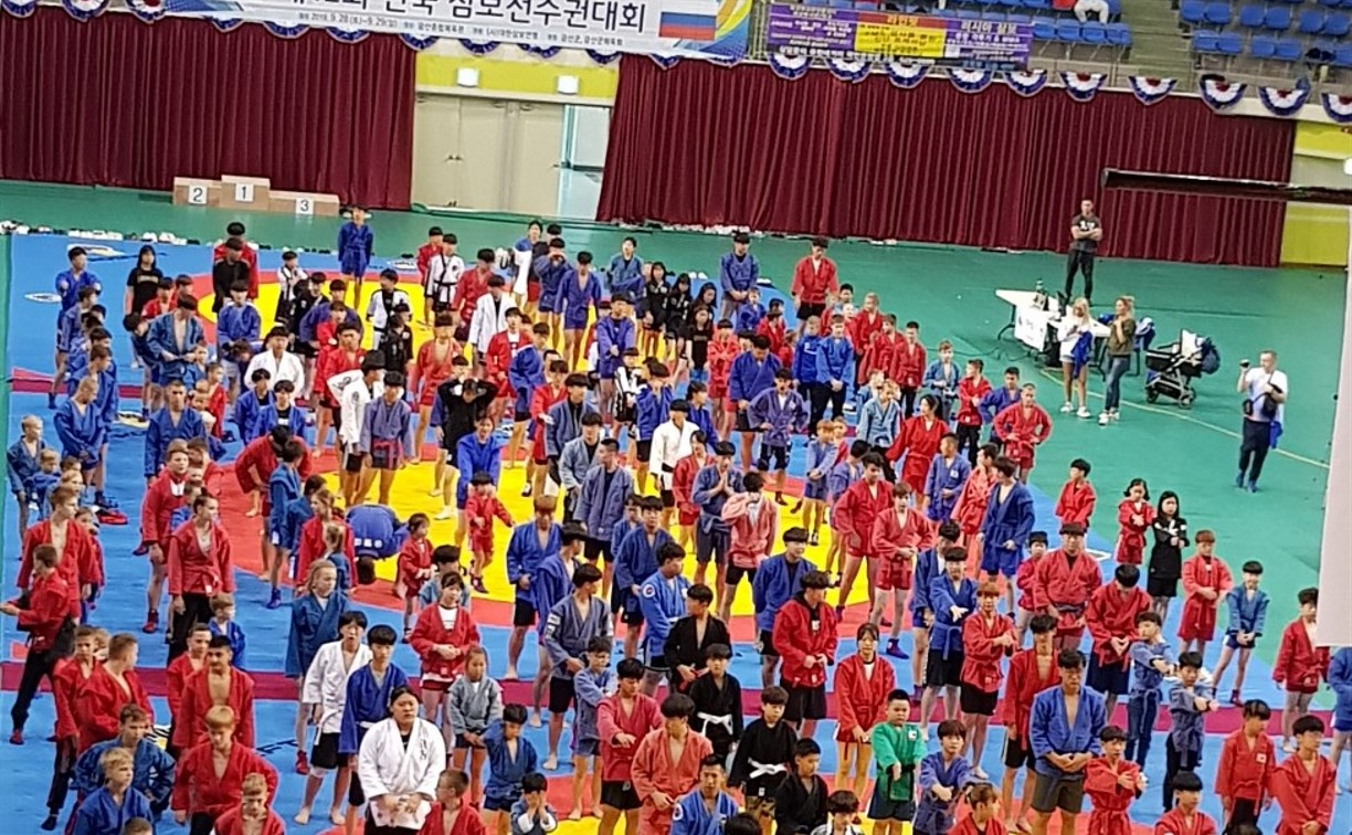 Сахалинские самбисты выступили на соревнованиях в Корее