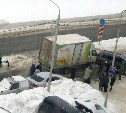 Из-за аварии на Комсомольской в Южно-Сахалинске образовался затор