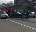 Nissan  и Toyota столкнулись в Холмске