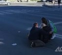 В Южно-Сахалинске ищут очевидцев ДТП, в котором "Делика" сбила женщину