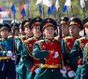 Больше 750 человек поучаствовали в военном параде на Сахалине