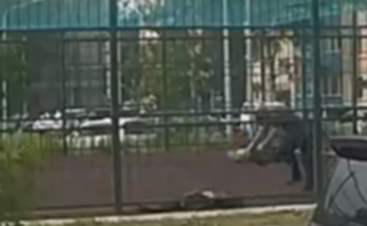 В Южно-Сахалинске школьнику едва не сломали шею за то, что отказался встать на ворота