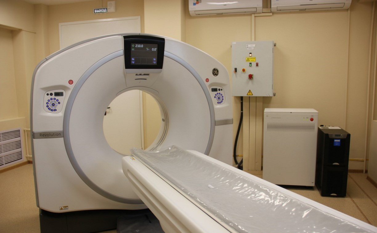 В сахалинской областной детской больнице установили новый компьютерный томограф