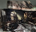 В Александровске-Сахалинском сгорела хозяйственная постройка