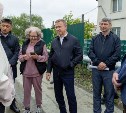 Мэр Южно-Сахалинска проверил ход благоустройства переулка Отдалённого