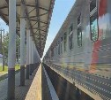 В Холмском районе мужчину, который шел вдоль рельсов, сбил поезд