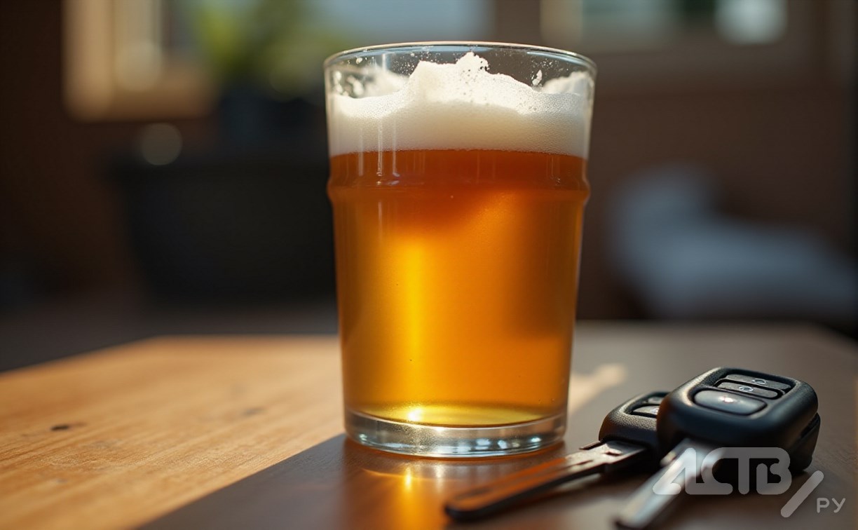 Севшего пьяным за руль холмчанина лишили прав и машины