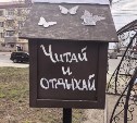 "Книги исчезли, наклейки-бабочки сорваны": в Холмске вандалы разгромили книгообменник