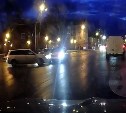 Утреннее ДТП в час пик затруднило проезд по одной из улиц в Южно-Сахалинске 