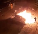 Легковушка сгорела в Новоалександровске