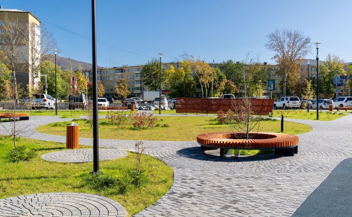 25 общественных пространств благоустроили на Сахалине и Курилах в 2023 году