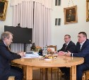 Губернатор Валерий Лимаренко и президент РАН обсудили планы по совместному сотрудничеству