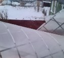"Теплица соседей прилетела в гости": на севере Сахалина третий день бушует метель