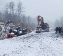 "Водитель скончался": в Смирныховском районе с дороги слетел "Нефаз"