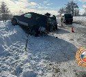 Водитель "Териоса", попавшего в ДТП в районе Старорусского, скончался