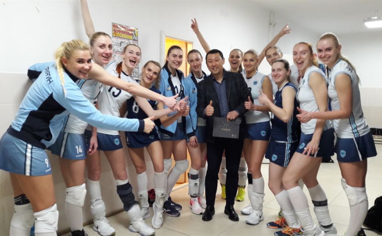 Волейболистки «Сахалин» одолели «Динамо-Метар»