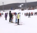 Японские и сахалинские школьники соревновались в скорости и ловкости на лыжах