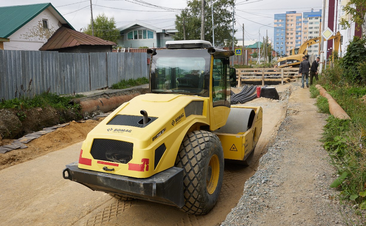Администрация начала претензионную работу:  как идёт ремонт Фабричной в Южно-Сахалинске