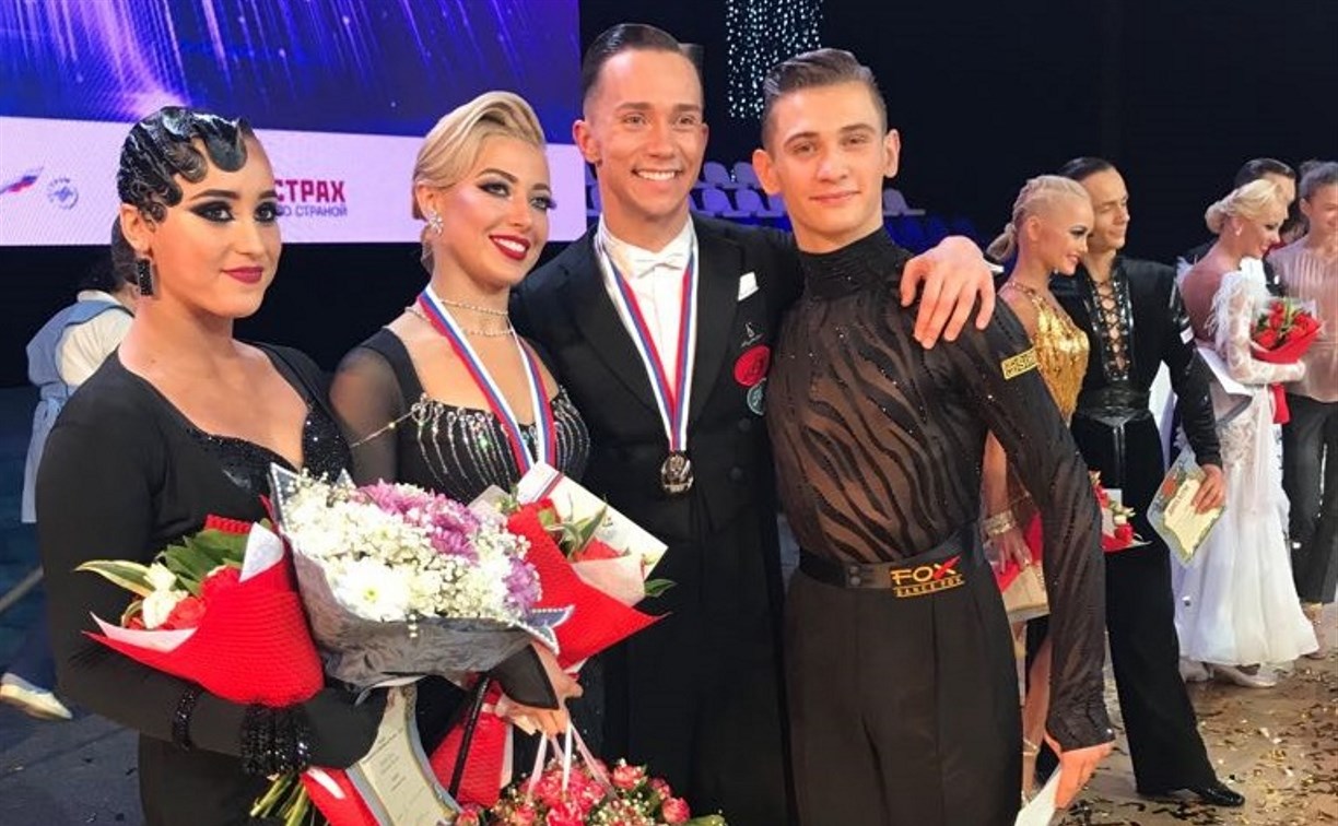 Сахалинские танцоры стали вице-чемпионами России в европейской программе танцев