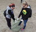 Волонтеры очистили от мусора анивский пляж