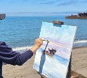 Сахалинские художники изобразили "Капитан Лобунец", который станет сотым объектом "Генеральной уборки"
