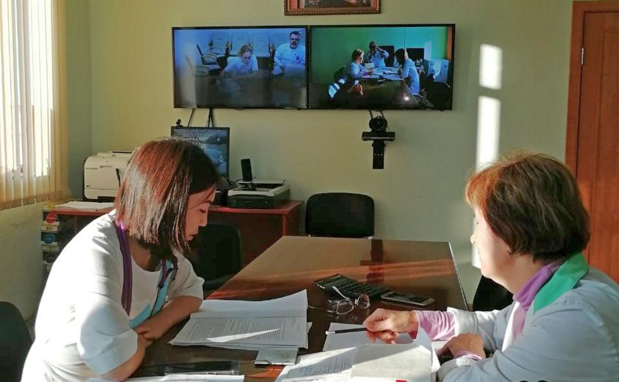 Первые сеансы телемедицины прошли для жителей городов Сахалина