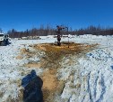 На Сахалине выявили утечку нефтепродуктов: загрязнённый грунт вывозят на утилизацию