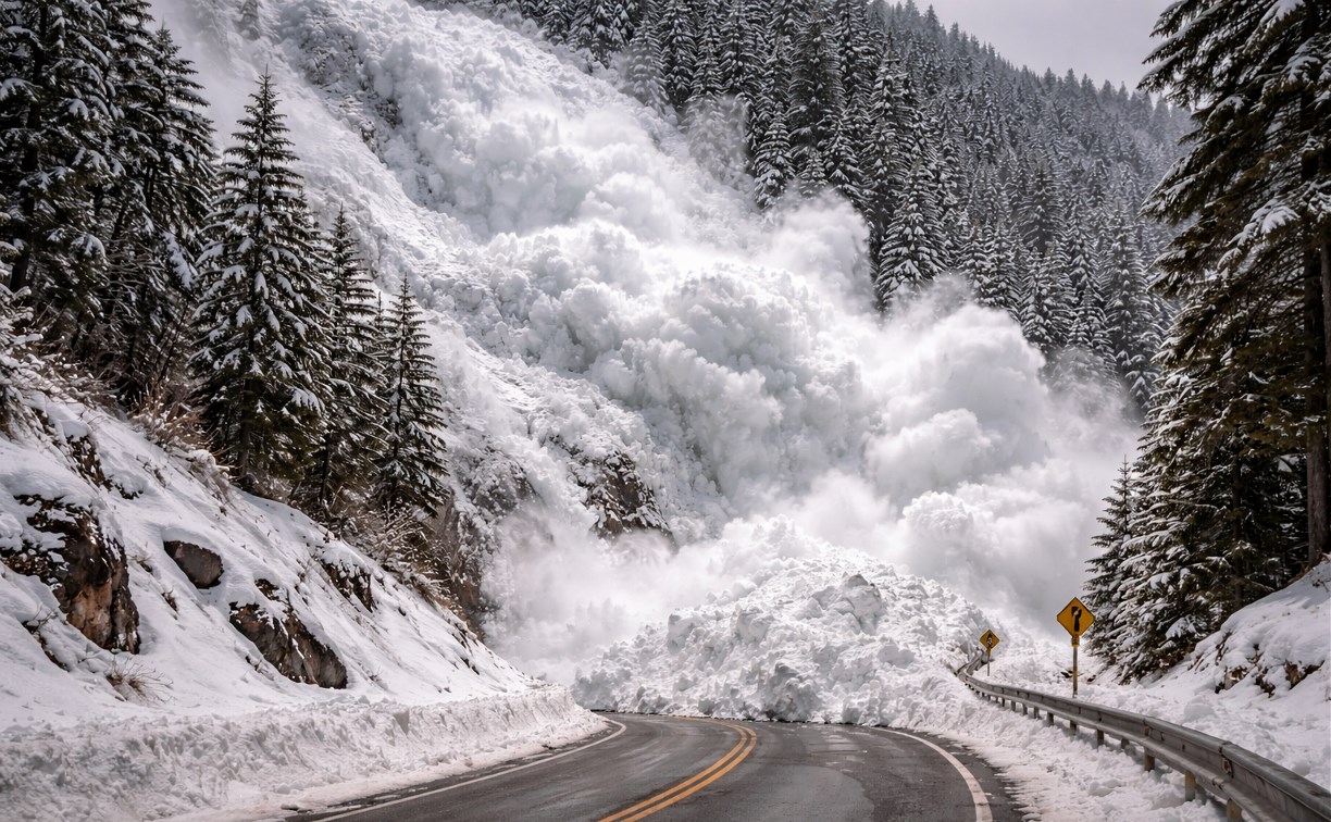 В Смирныховском районе объявлена лавинная опасность