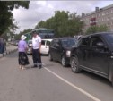 Авария с участием 5 автомобилей произошла в центре Южно-Сахалинска (ФОТО)