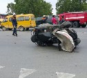Мужчина пострадал при столкновении маршрутки и квадроцикла в Южно-Сахалинске