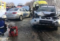 Водитель такси пострадал при ДТП в Южно-Сахалинске, Фото: 1
