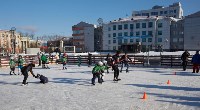 Мастер-класс для любителей хоккея прошел на площади Ленина в Южно-Сахалинске, Фото: 9