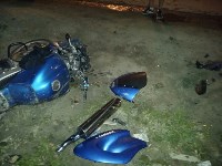 Иномарка и мотоцикл столкнулись на Холмском шоссе в Южно-Сахалинске, Фото: 6