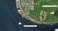 Военный склад ГСМ в Корсакове загрязняет море нефтепродуктами, Фото: 1