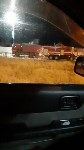 В Поронайске у грузовика загорелось колесо, Фото: 2