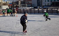 Мастер-класс для любителей хоккея прошел на площади Ленина в Южно-Сахалинске, Фото: 27